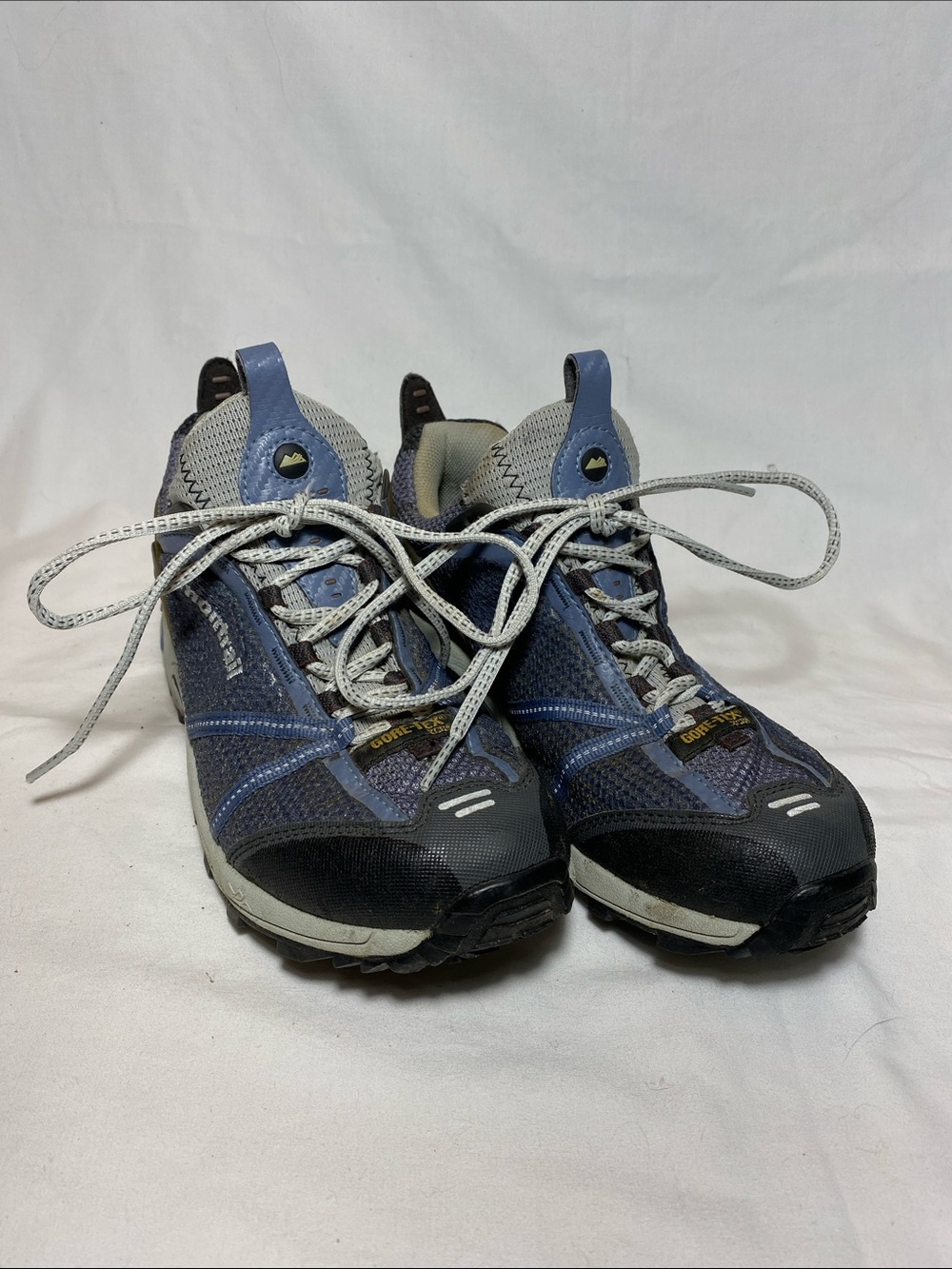 Montrail Hurricane Ridge XCR Trail Shoes Women's Size 7.5 Gray Blue Gore-Tex